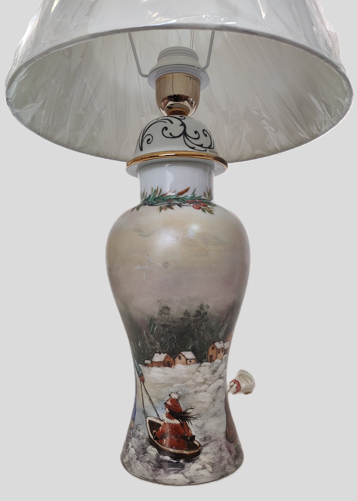 Lampada "Giochi di bimbi sulla neve"