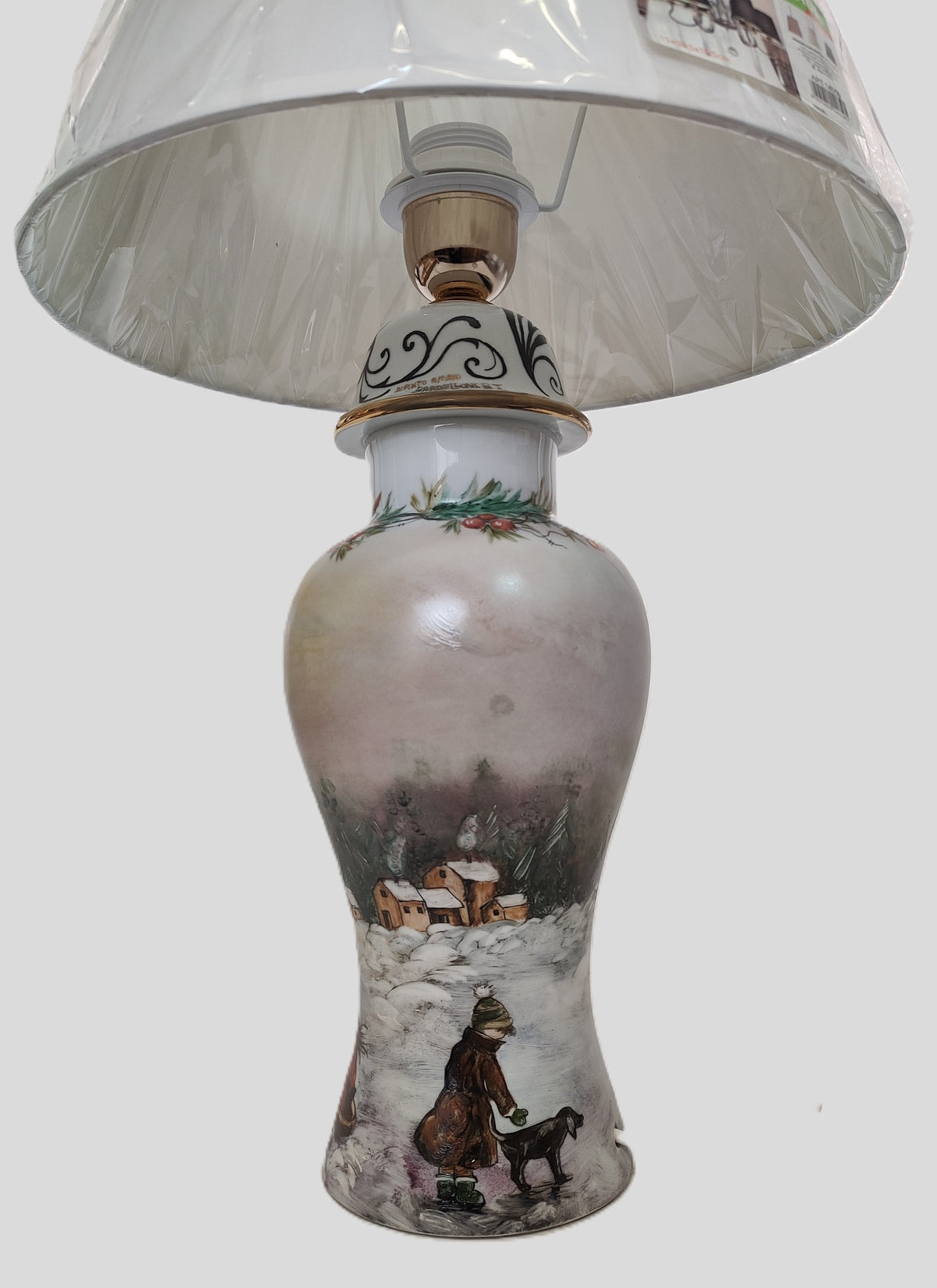 Lampada "Giochi di bimbi sulla neve"