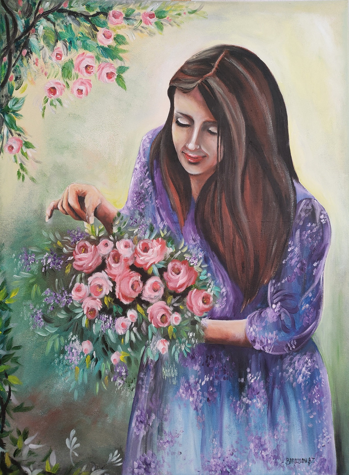 It smells like flowers again