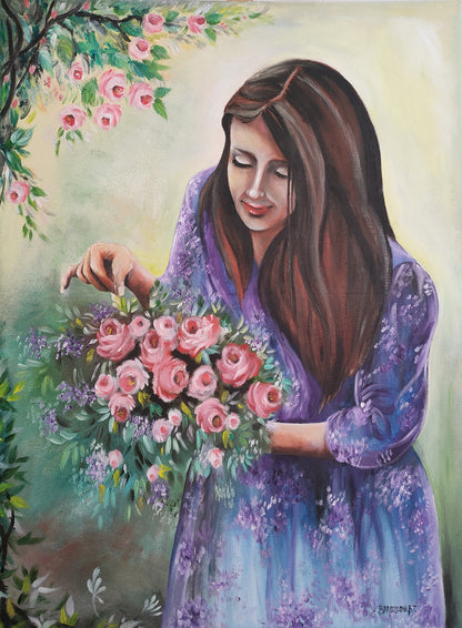 It smells like flowers again